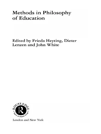 Methods in Philosophy of Education cover