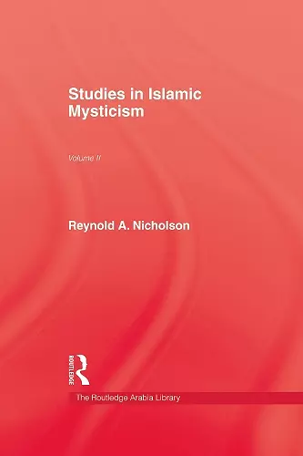 Studies in Islamic Mysticism cover