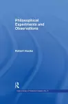 Philosophical Experiments and Observations cover