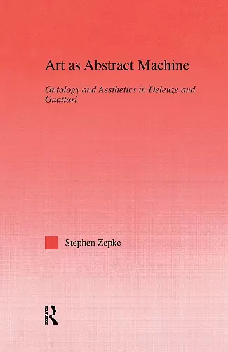 Art as Abstract Machine cover