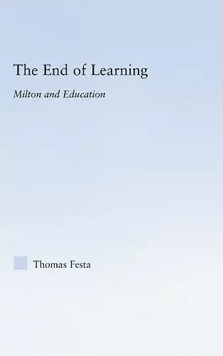 The End of Learning cover