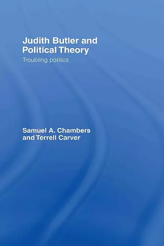 Judith Butler and Political Theory cover