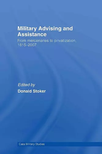 Military Advising and Assistance cover