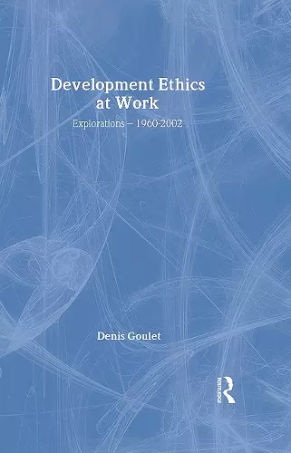 Development Ethics at Work cover