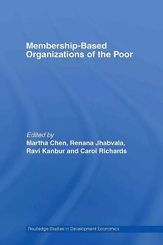 Membership Based Organizations of the Poor cover