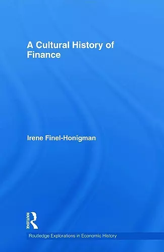 A Cultural History of Finance cover