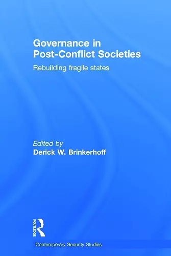 Governance in Post-Conflict Societies cover