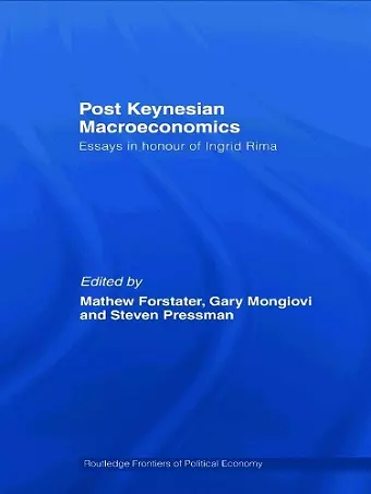 Post-Keynesian Macroeconomics cover