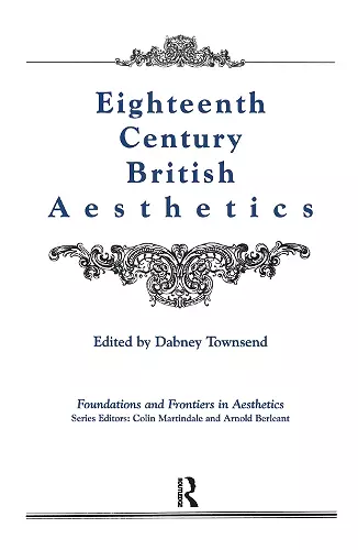 Eighteenth-Century British Aesthetics cover