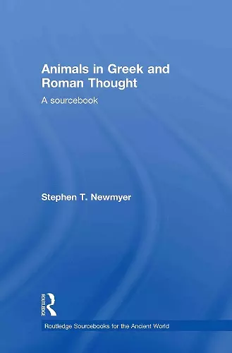 Animals in Greek and Roman Thought cover