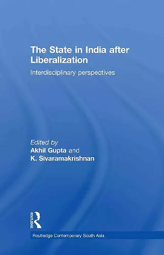 The State in India after Liberalization cover