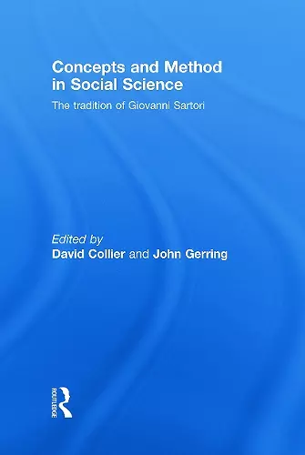 Concepts and Method in Social Science cover