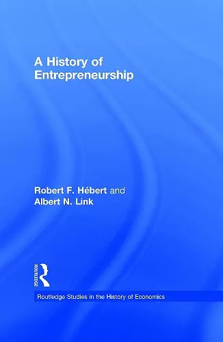 A History of Entrepreneurship cover