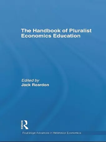 The Handbook of Pluralist Economics Education cover