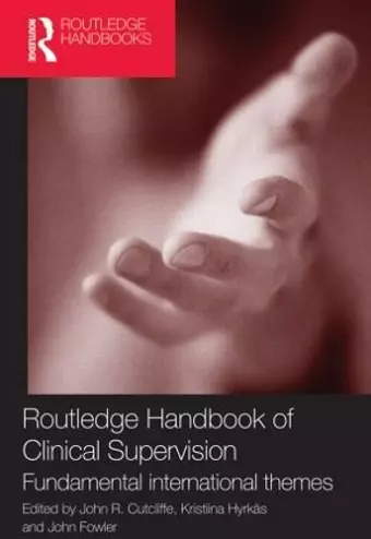 Routledge Handbook of Clinical Supervision cover