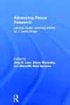 Advancing Peace Research cover