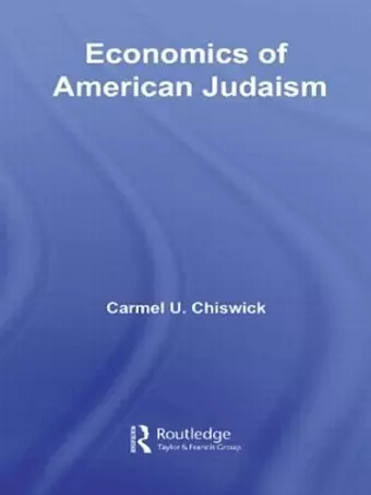 Economics of American Judaism cover