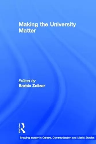 Making the University Matter cover