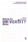 Making the University Matter cover