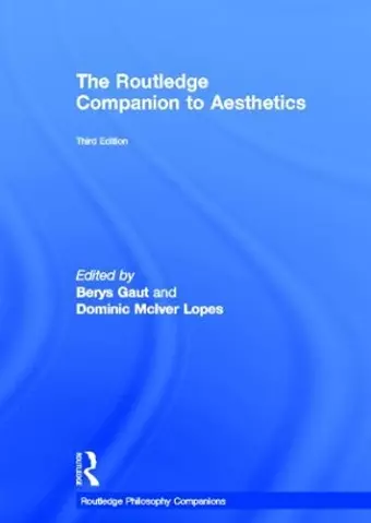 The Routledge Companion to Aesthetics cover