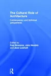 The Cultural Role of Architecture cover
