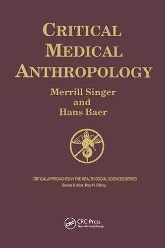 Critical Medical Anthropology cover