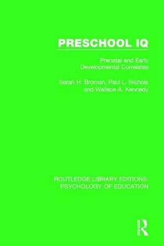 Preschool IQ cover