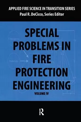 Special Problems in Fire Protection Engineering cover