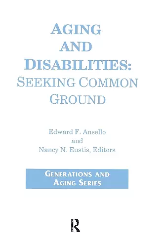 Aging and Disabilities cover