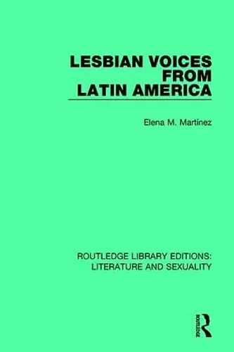 Lesbian Voices From Latin America cover