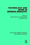 Technology and Work in German Industry cover