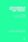 Performance Measurement and Theory cover