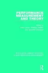 Performance Measurement and Theory cover