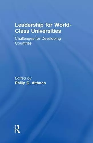 Leadership for World-Class Universities cover