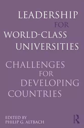 Leadership for World-Class Universities cover