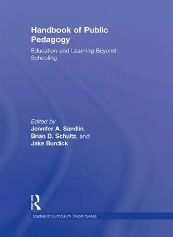 Handbook of Public Pedagogy cover