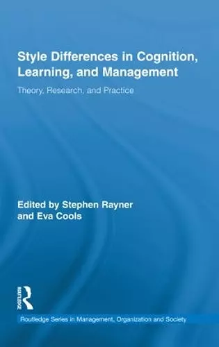 Style Differences in Cognition, Learning, and Management cover