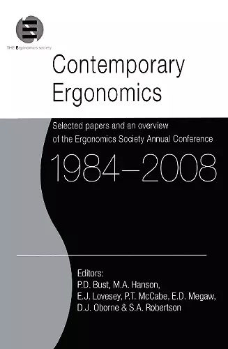 Contemporary Ergonomics 1984-2008 cover