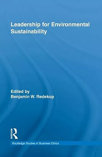 Leadership for Environmental Sustainability cover
