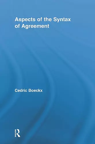 Aspects of the Syntax of Agreement cover