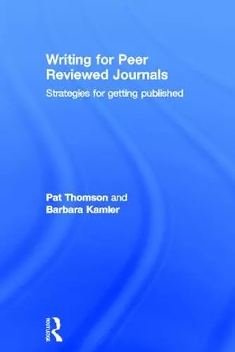 Writing for Peer Reviewed Journals cover