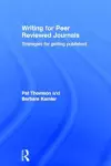 Writing for Peer Reviewed Journals cover