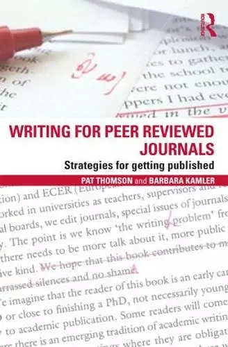 Writing for Peer Reviewed Journals cover