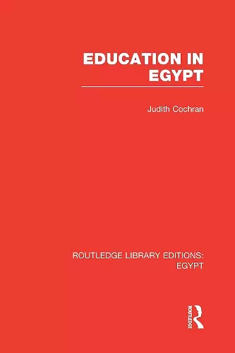 Education in Egypt (RLE Egypt) cover