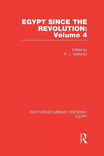 Egypt Since the Revolution (RLE Egypt) cover