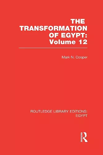 The Transformation of Egypt (RLE Egypt) cover