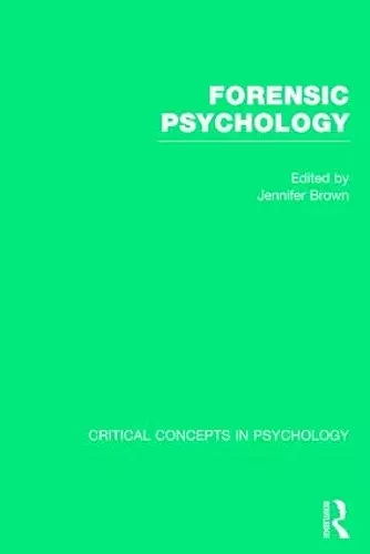 Forensic Psychology cover
