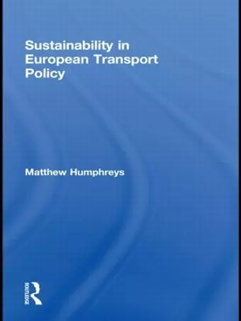 Sustainability in European Transport Policy cover