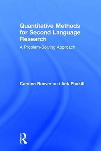 Quantitative Methods for Second Language Research cover