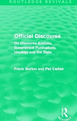 Official Discourse (Routledge Revivals) cover